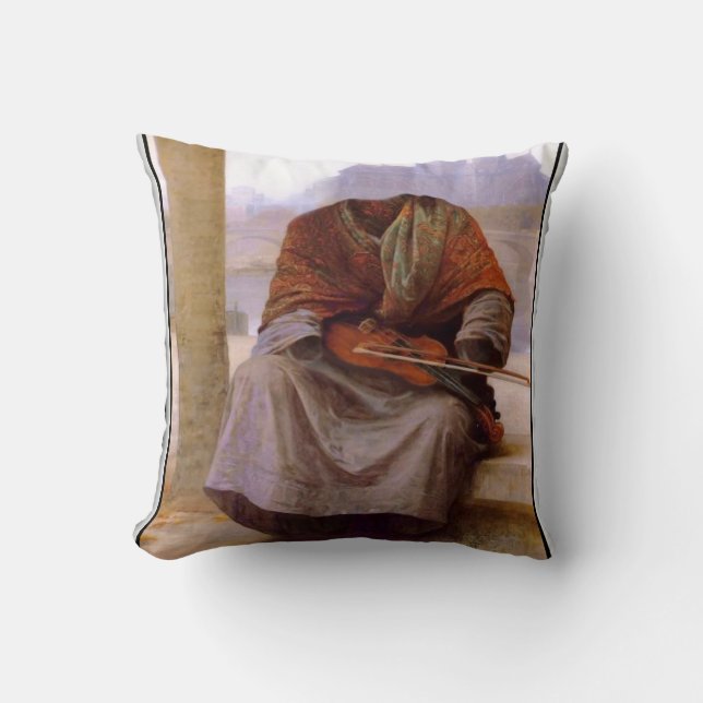 Bouguereau är den osynliga Böhmen Kudde (Framsida)