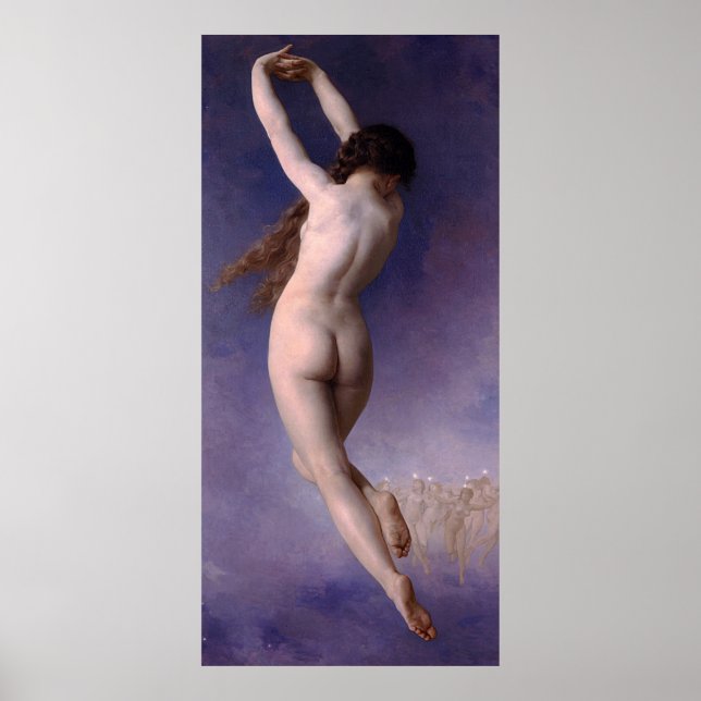 Bouguereau: Borttappaden Pleiad (L'Etoile Perdue)  Poster (Framsidan)