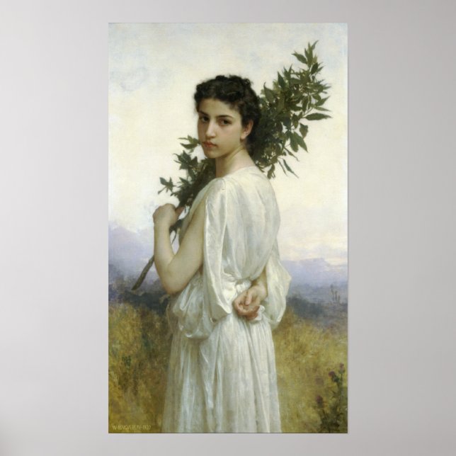 Bouguereau - Branche de Laurier Poster (Framsidan)