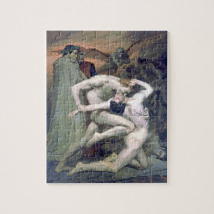 Bouguereau - Dante et Virgile en Enfers Pussel