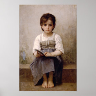 Bouguereau den hårda lektionen poster