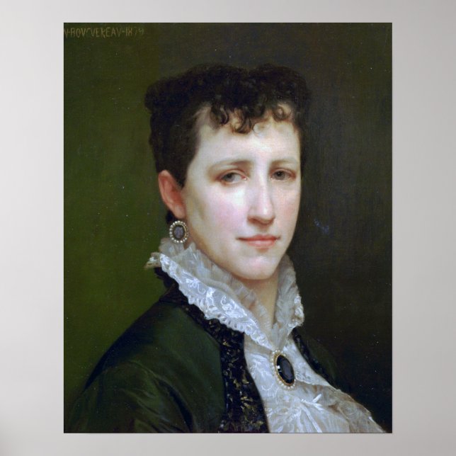 Bouguereau - Elizabeth Gardner 1879 Poster (Framsidan)