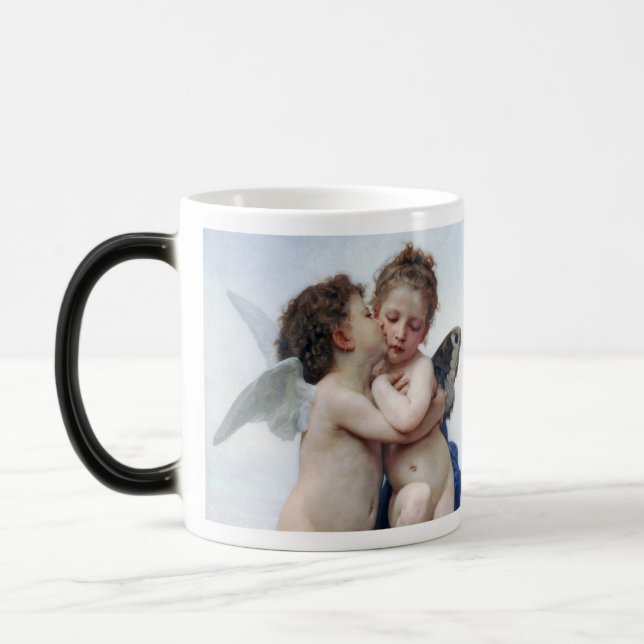 Bouguereau_first_kiss Magisk Mugg (Vänster)