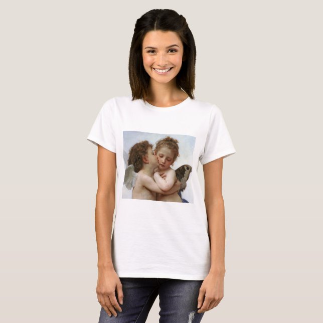 Bouguereau , “ First kiss ” T Shirt (Hel framsida)