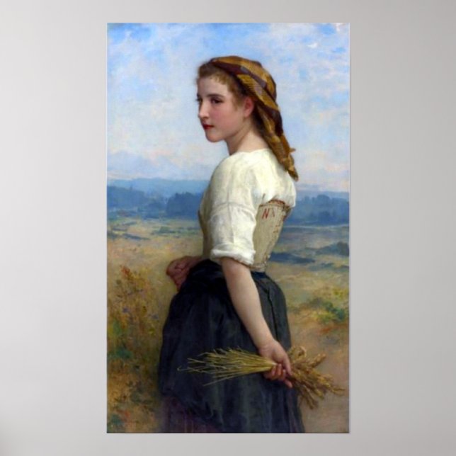 Bouguereau - Glaneuse Poster (Framsidan)