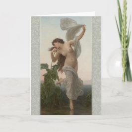 Bouguereau gryningL'Aurore CC0873 födelsedag Kort