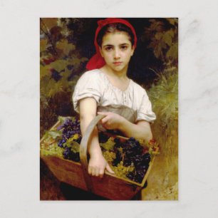 Bouguereau Harvester Postcard Vykort