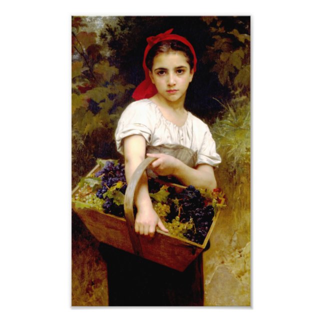 Bouguereau Harvester Print Fototryck (Framsidan)