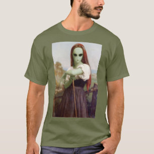 Bouguereau Herdeflicka utomjording T Shirt