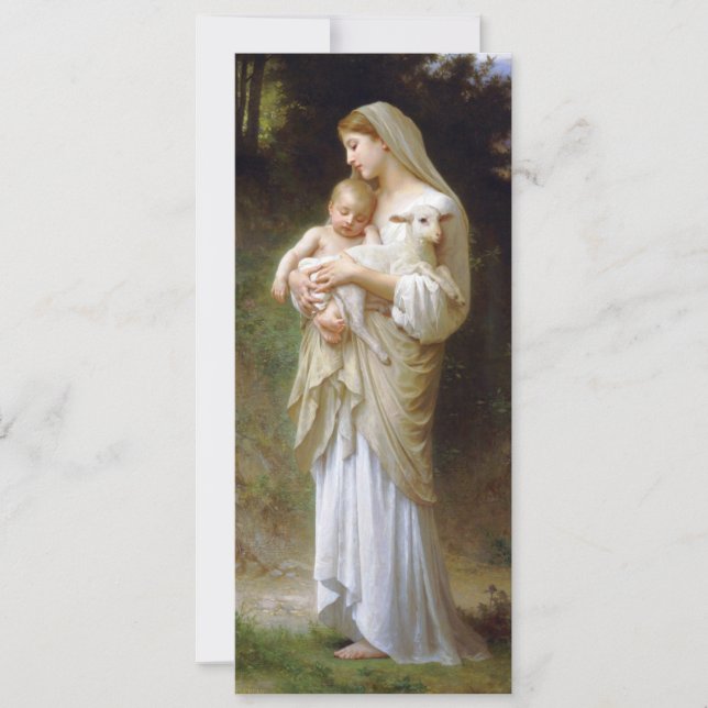 Bouguereau-inbjudan till Oskuld Inbjudningar (Framsida)