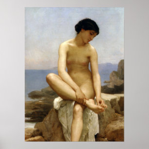 Bouguereau - La Baigneuse Poster