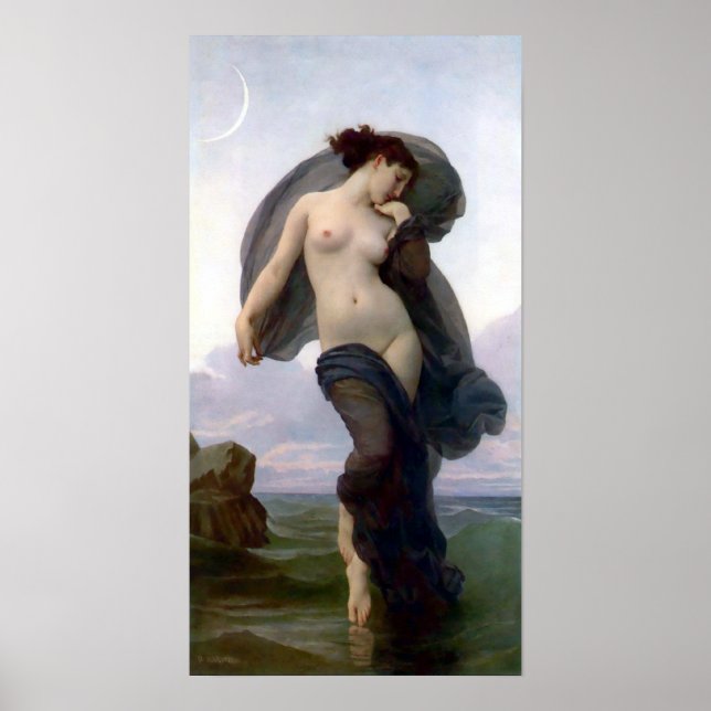 Bouguereau - La Crepuscule Poster (Framsidan)
