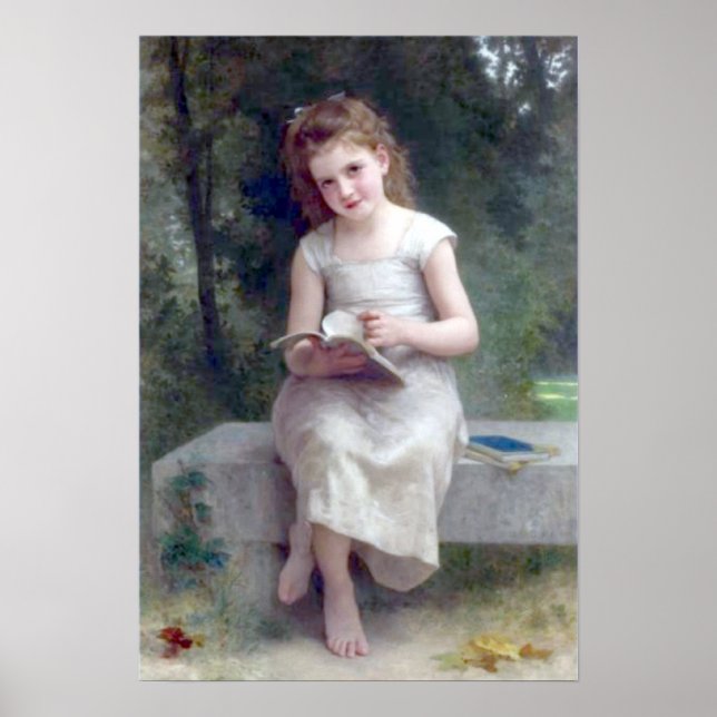 Bouguereau - La Liseuse Poster (Framsidan)