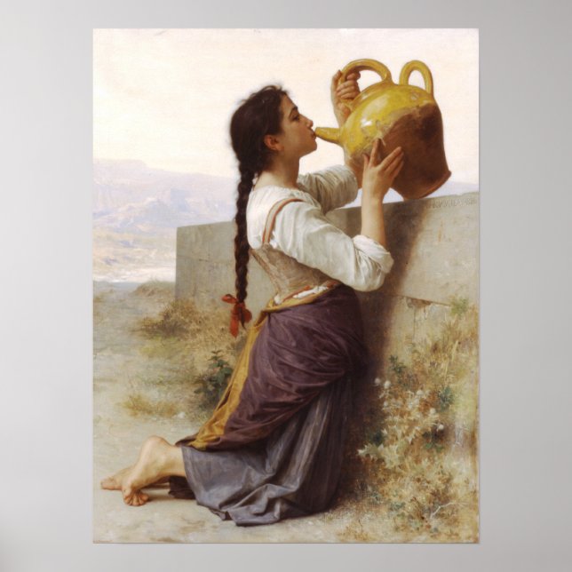 Bouguereau - La Soif Poster (Framsidan)