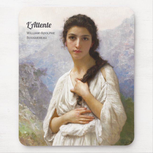 Bouguereau L'Attente 1901 Loely young women Musmatta (Framsidan)