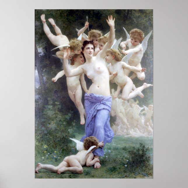 Bouguereau - Le Guepie Poster (Framsidan)