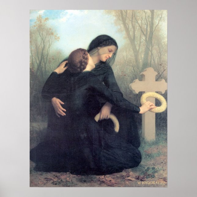 Bouguereau - Le Jour des Morts Poster (Framsidan)