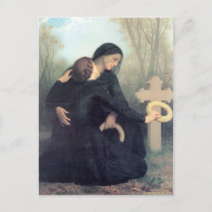 Bouguereau - Le Jour des Morts Vykort