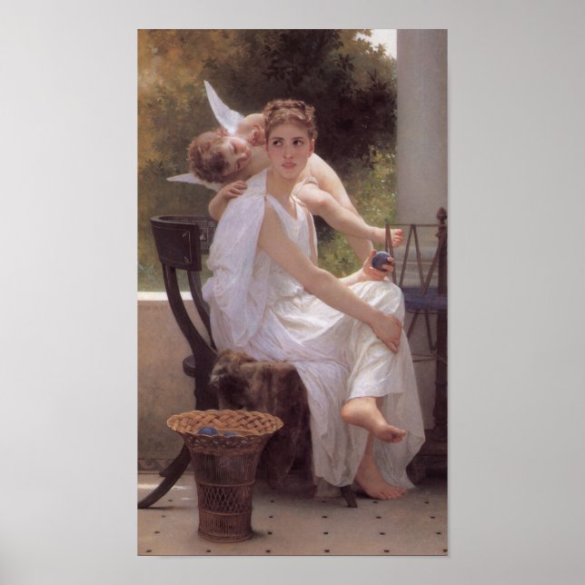 Bouguereau Le Travail Interrompu Poster (Framsidan)