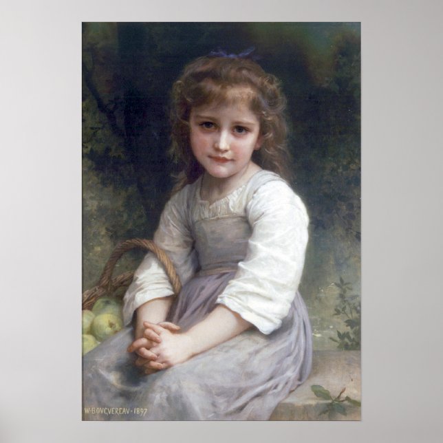 Bouguereau - Les Pommes Poster (Framsidan)