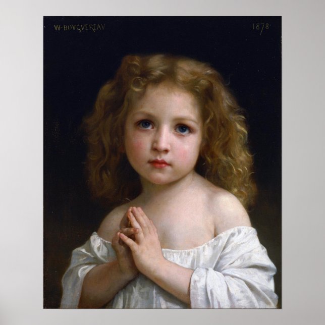 Bouguereau - Little Girl Poster (Framsidan)