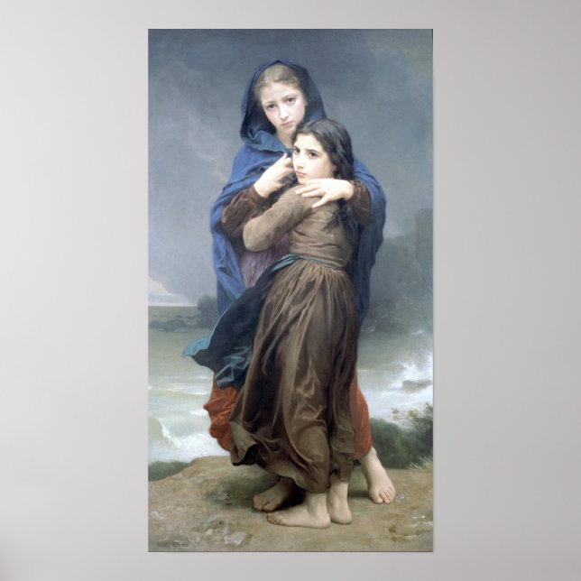 Bouguereau - L'Orage Poster (Framsidan)