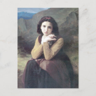 Bouguereau - Mignon Pensive Vykort