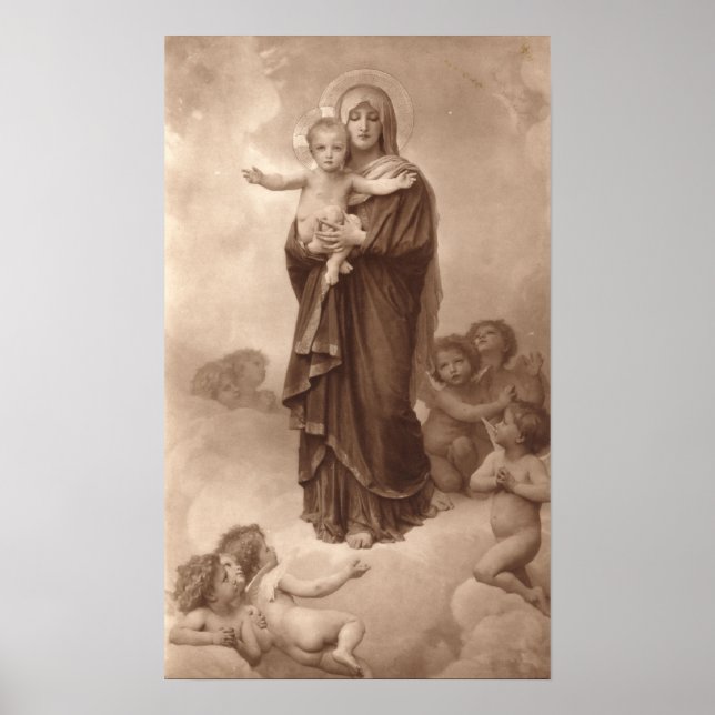 Bouguereau - Notre-Dame des Anges Poster (Framsidan)