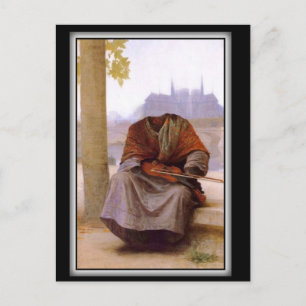 Bouguereau Osynlig Bohemian Vykort
