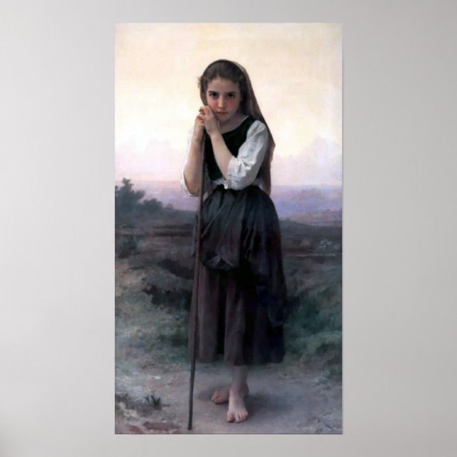 Bouguereau - Petite Bergere Poster (Framsidan)