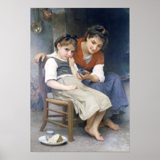 Bouguereau - Petite Boudeuse Poster (Framsidan)