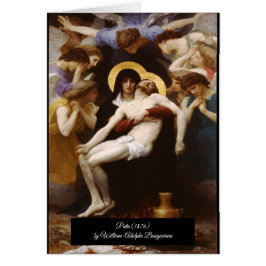 Bouguereau Pietà Hälsningskort