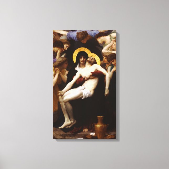 Bouguereau Pieta-Kanvastrycket Canvastryck (Framsida)