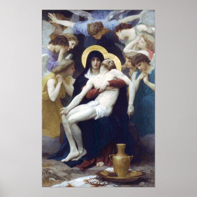 Bouguereau - Pietà Poster (Framsidan)