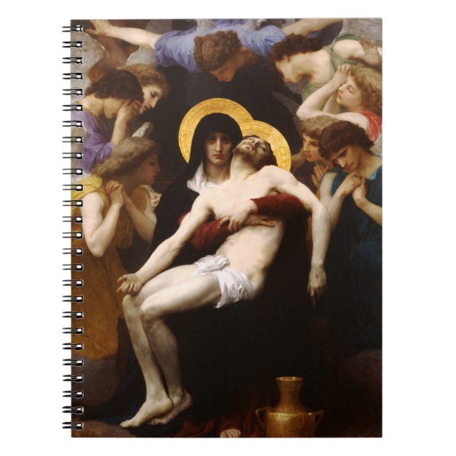 Bouguereau Pietaanteckningsbok Anteckningsbok Med Spiral (Framsidan)