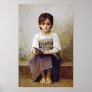 Bouguereau Poster den hårda lektionen