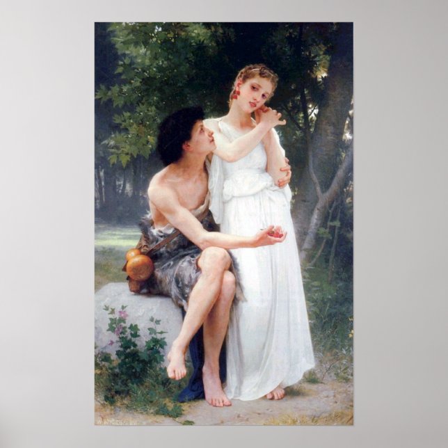 Bouguereau - Premiers Bijoux Poster (Framsidan)