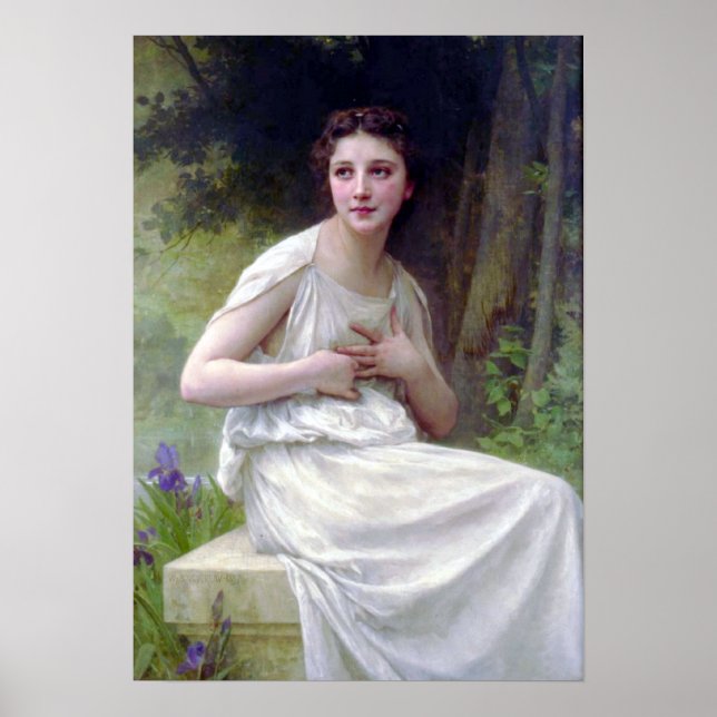 Bouguereau - Reflexion Poster (Framsidan)