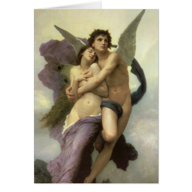Bouguereau:s bortförande av Psyche (även känt som  Hälsningskort (Framsidan)