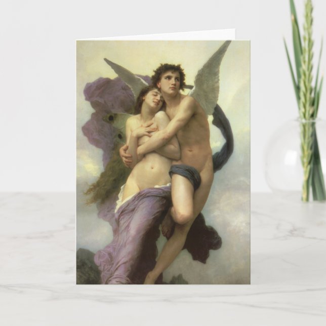 Bouguereau:s bortförande av Psyche (även känt som  Kort (Framsida)