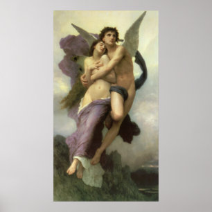 Bouguereau:s bortförande av Psyche (även känt som  Poster