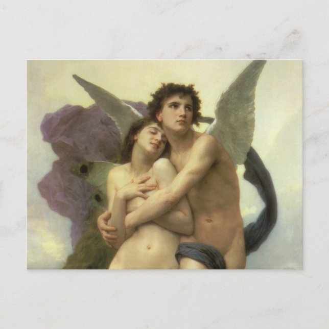 Bouguereau:s bortförande av Psyche (även känt som  Vykort (Framsida)