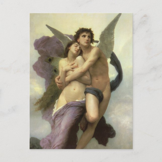 Bouguereau:s bortförande av Psyche (även känt som  Vykort (Framsida)