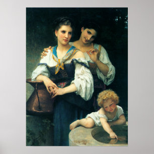 Bouguereau - Secret 1876 Poster
