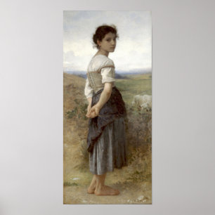 Bouguereau-The Young Shepherdes Poster