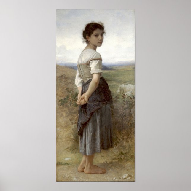 Bouguereau-The Young Shepherdes Poster (Framsidan)
