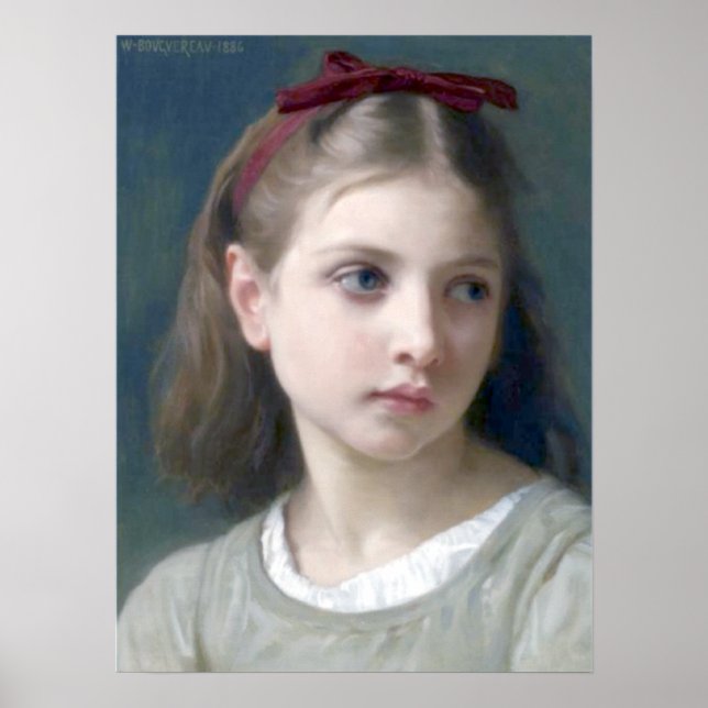 Bouguereau - Une Petitie Fille Poster (Framsidan)