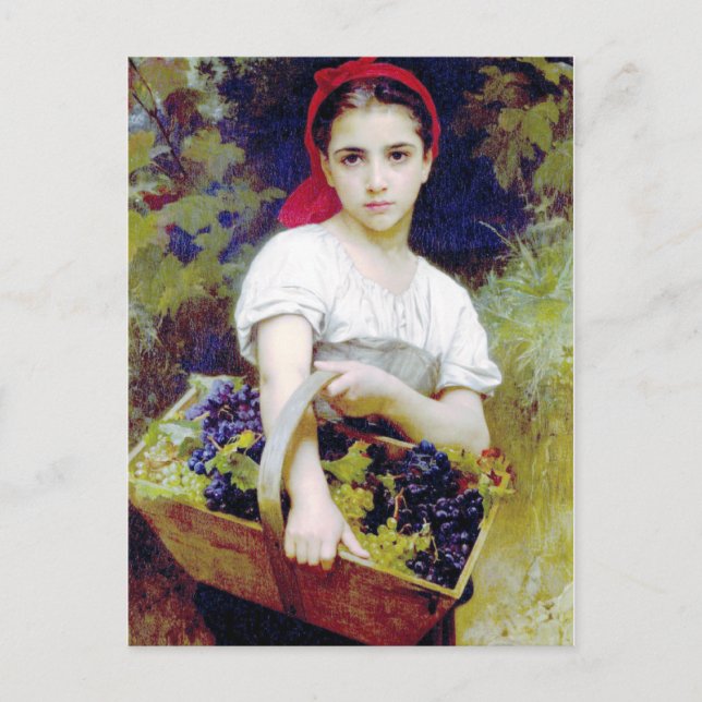Bouguereau - Vdangeuse Vykort (Framsida)