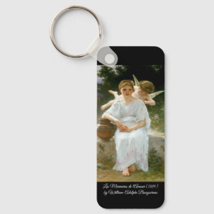 Bouguereau-viskning av Kärlek Nyckelring