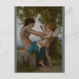 Bouguereau Young Girl som försvarar Eros Vykort